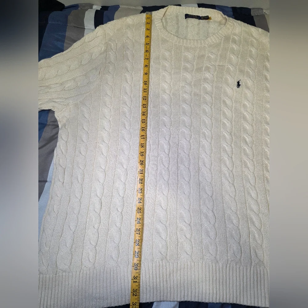 Polo Ralph Lauren Sweater- Men's Big & Tall Size 4XLT- Cream